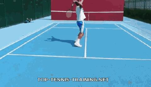 学打网球技术之控制放小球