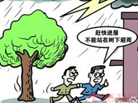 户外防雷电的方法